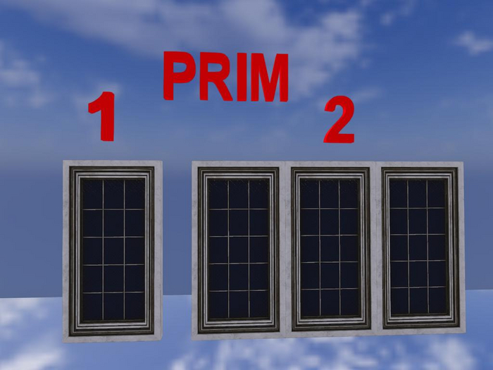 Windows for construction   - MESH - FULL PERM