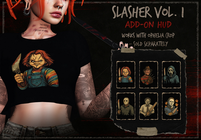 Atomic Doll - Ophelia Crop / Slasher Vol. 1 - Add-On HUD