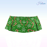 Christmas Green Time Skirt LaraX