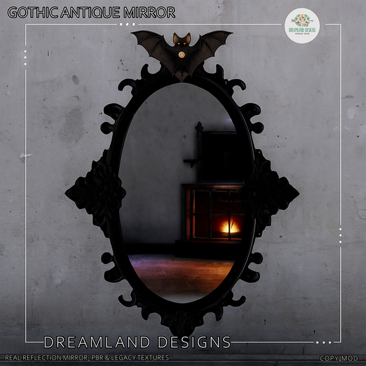 DD Gothic Antique Mirror