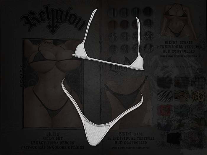 RELIGION - LILITH BIKINI SET (WHITE)