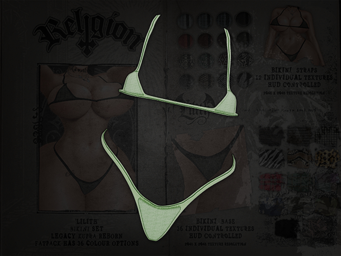 RELIGION - LILITH BIKINI SET (LIGHT GREEN)