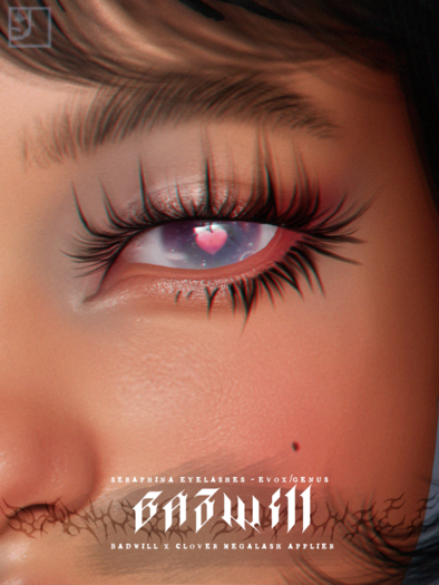 [ badwill ] Seraphina Eyelashes Set - Mega Lash Applier