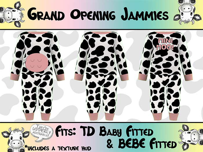 Mini Moo! Grand Opening Jammies
