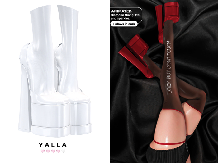 #Unpack me! YALLA ~ Sirene Heels [WHITE]