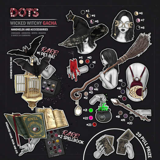 Dots - Wicked Witchy - #2 SpellBook RARE