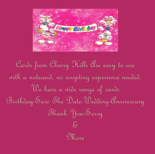 Birthday Banner Birthday Card *CHB*