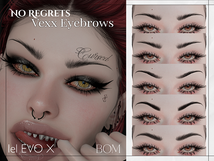 +NR+ Vexx Eyebrows BOM EVOX (tintable)