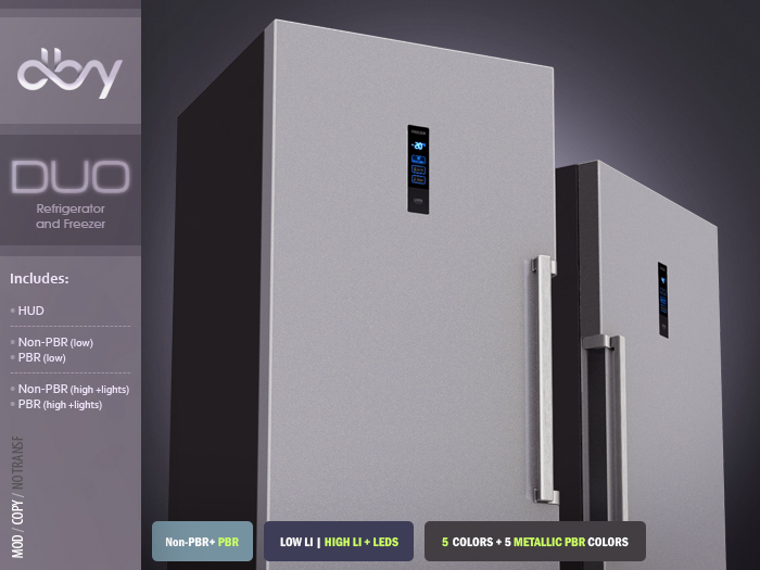 DUO Fridge + Freezer / dby