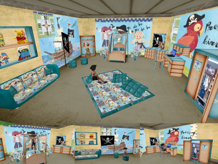 CHILDREN BEDROOM PIRATE BOY