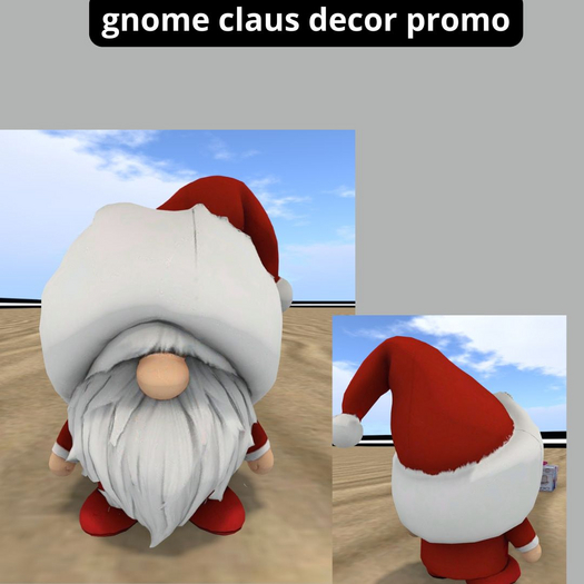 "MB" gnome claus decor promo