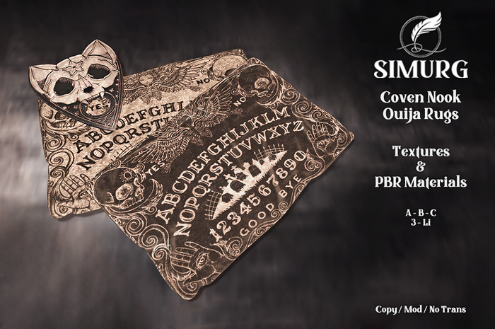 Simurg - Coven Nook - Ouija Rugs