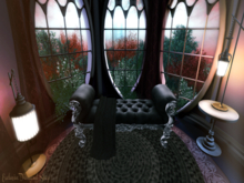 Baroque Leather Bench ( Cuddle / LapDance )