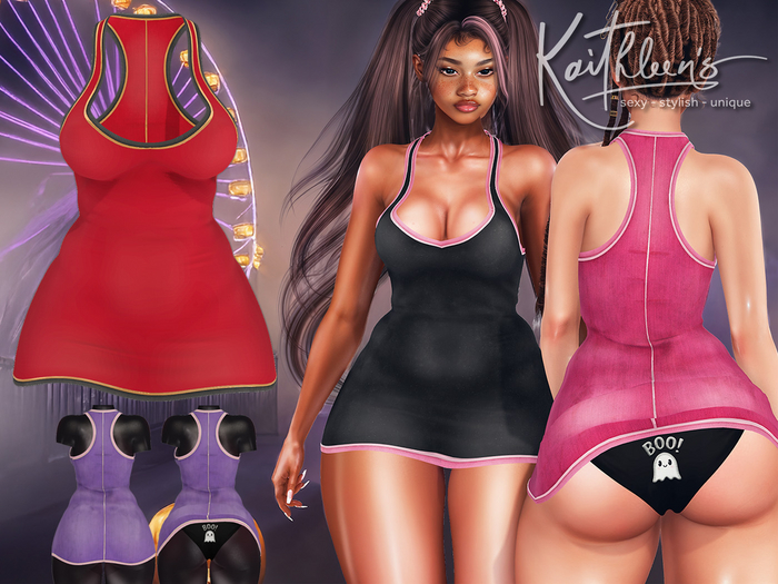 Kaithleen's Boo Dress - Red
