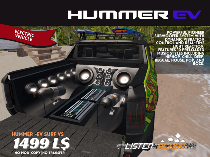 HUMMER EV SURF VERSION BOX