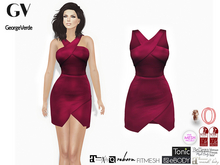 GV21854 Cross Front Dress FITMESH