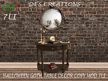 HALLOWEEN GOTH TABLE DECOR