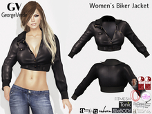 GV21865 Women's Biker Jacket FITMESH