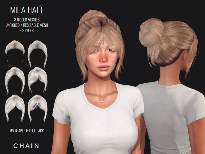 CHAIN - Mila Hair - Browns & Reds