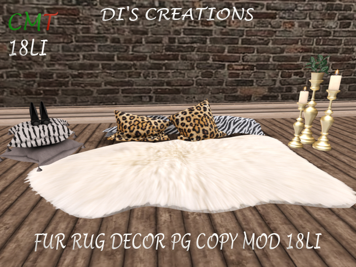 FUR RUG DECOR PG