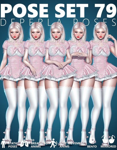 DePERLA POSES - Set 79 Static + Breathing + Soft Movement
