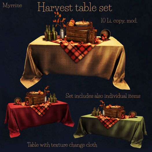 Harvest set 