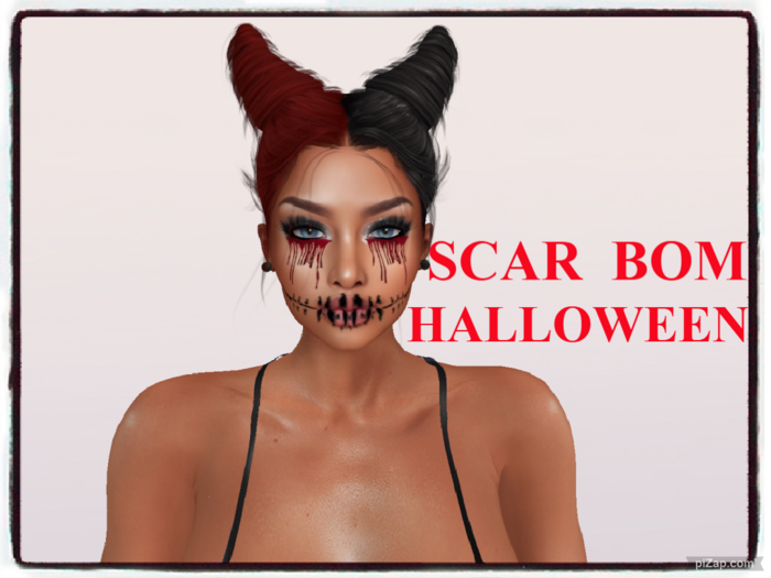 HALLOWEEN  SCAR  BOM ( 2)