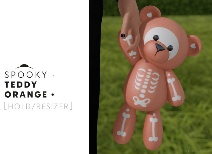 CIELO STUDIO - Spooky TEDDY (Orange)