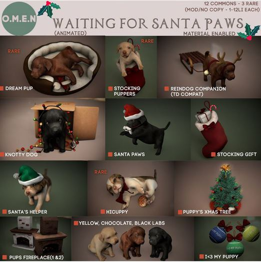 O.M.E.N - Waiting for Santa Paws - Santa Paws BOX 2