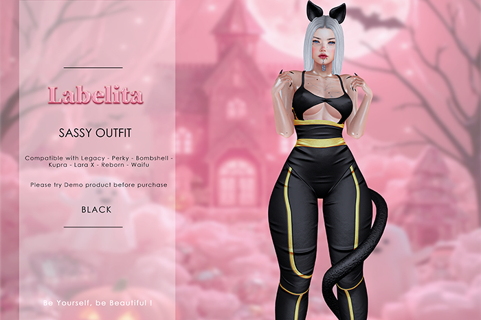 [LABELITA] Sassy Outfit Black