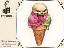 Halloween Ice Cream Cone 