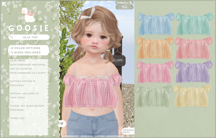 Goosie - Alia Top - Fatpack - Unpack