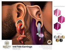 Beeuty - InkTide Earrings Swallow Gauged Ears PACK 05