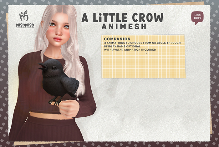 MishMish - A Little Crow Companion [Boxed]