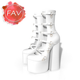 White Caly HEELS REBORN