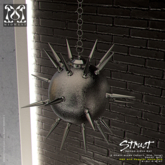 Midwest . Struct . Spiked Disco Ball . Fatpack