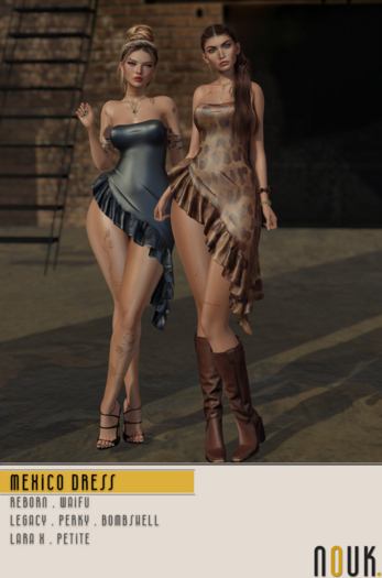 Nouk. Mexico Dress Neutral Pack