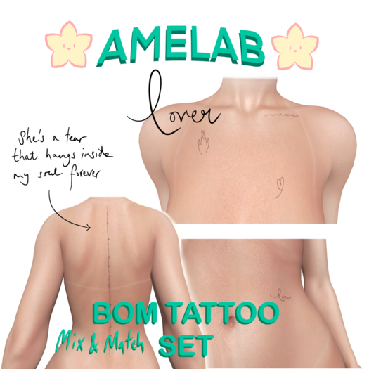 AMELAB Lover Tattoo Set