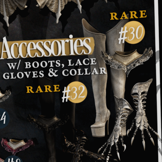 30 !dM Nightshade **PEARL ACCESSORIES** (LaraX) RARE