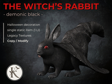 KOPFKINO - The Witch's Rabbit (Demonic Black)