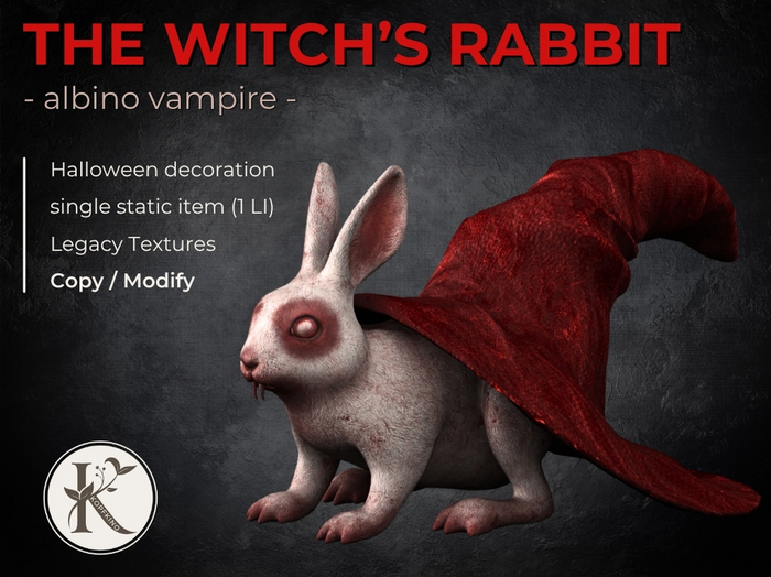 KOPFKINO - The Witch's Rabbit (Albino Vampire)