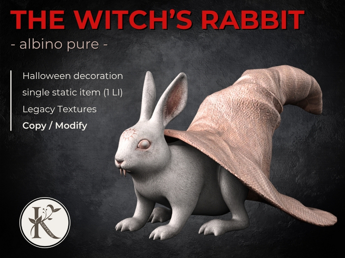 KOPFKINO - The Witch's Rabbit (Albino pure)