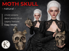 KOPFKINO - Moth Skull Natural
