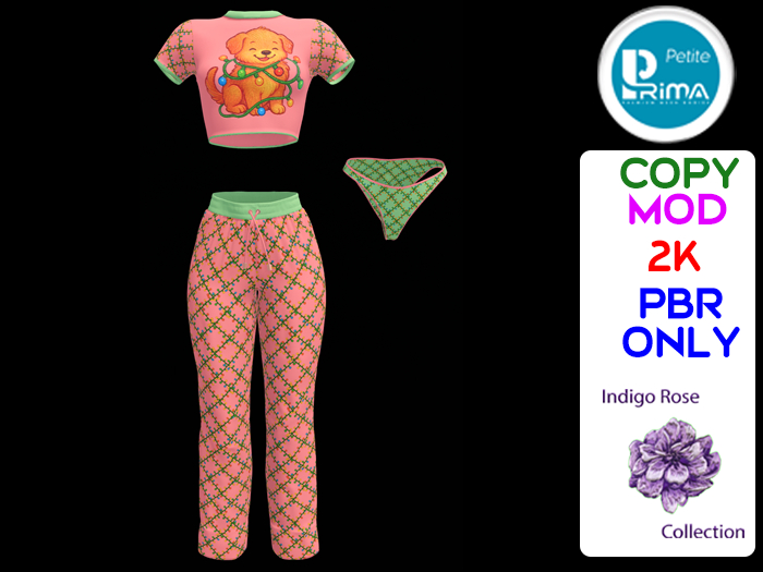 Pyjama-Set-Puppy Lights-SB