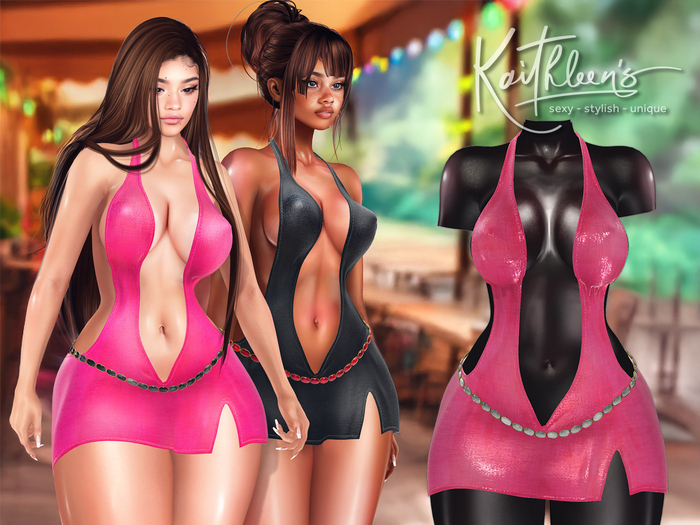 Kaithleen's Gemline Dress - Pink