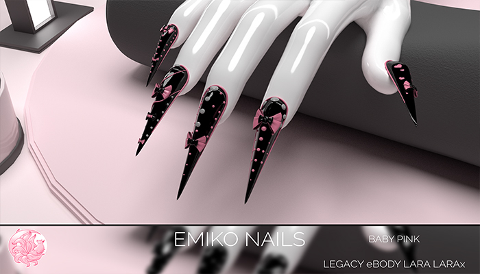 -Vixen- Emiko Nails Baby Pink 
