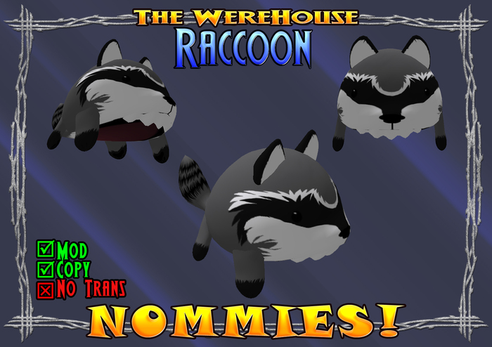 The WereHouse Nommies - Raccoon