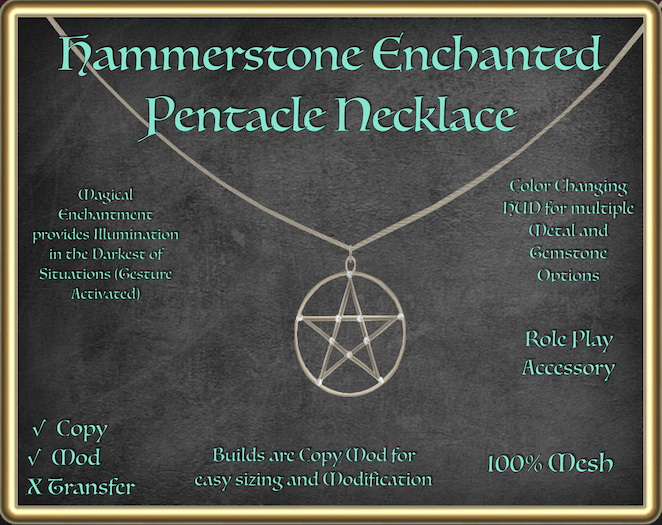 Hammerstone Enchanted Pentacle Necklace