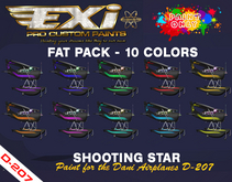 EXiPro Paint for D-207 - Shooting Star Fatpack