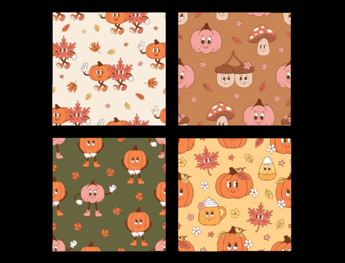 *6KW* FULL PERM Textures (Seamless Fall Cartoon)